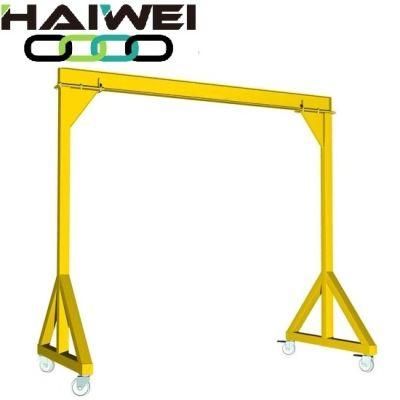 Light Duty Lifting Equipment Single Girder Gantry Crane 1t