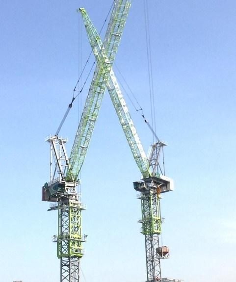 L200-12e Zoomlion Construction Machinery 12t Used Luffing Jib Tower Crane
