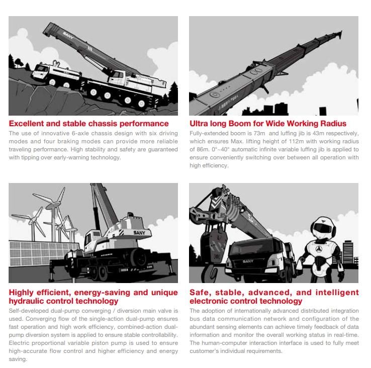 350t Truck Cranes Factory Price