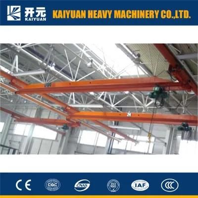 3/5 Ton Electric Hoist Traveling Single Girder Overhead Crane