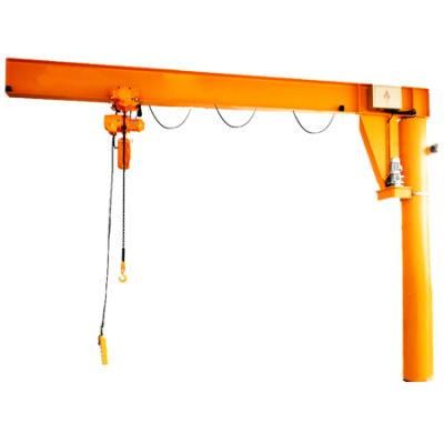 Single Column Swing Jib Cantilever Crane 0.5t Lifting Equipment on Sale