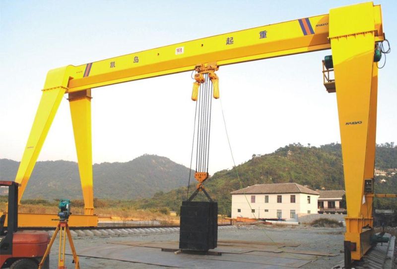 Heavy Duty Electrical Single Girder Gantry Outdoor Crane