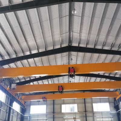 Dy Workshop Hoist Double Beam Overhead Bridge Crane 3 Ton