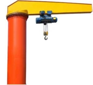 0.5 1 2 3 Ton Wall Mounted Electric Swivel Jib Crane, 180 Degree Rotating Slewing Wall Travelling Type Cantilever Jib Crane