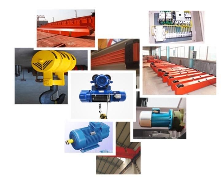 China Factory Price Ce High Reliability and Low Noise Double Girder Beam 20 Ton Overhead Crane Bridge Crane Price for Sale