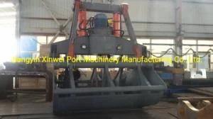 Crane with Electric Hydraulic Double Disc Grab