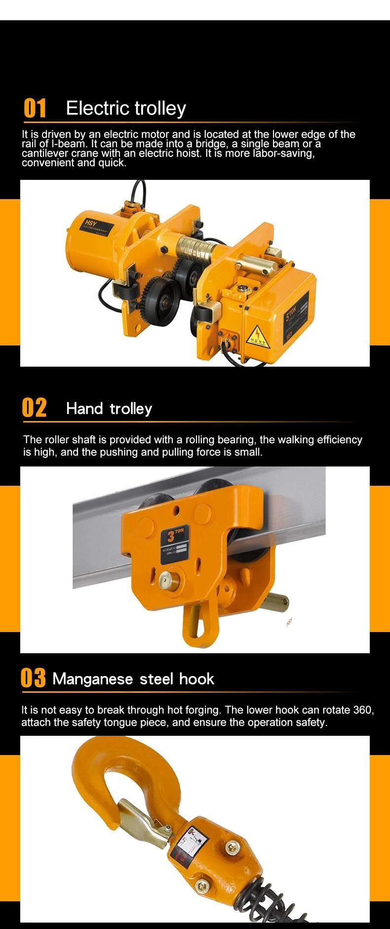 Electric Hoist 2 Ton Hsy Series Hoist Crane