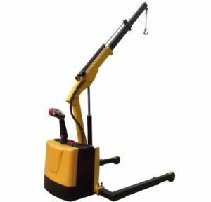 Electric Powered Small Lift Counter Balance Hydraulic Floor Crane, Electric Floor Cranes