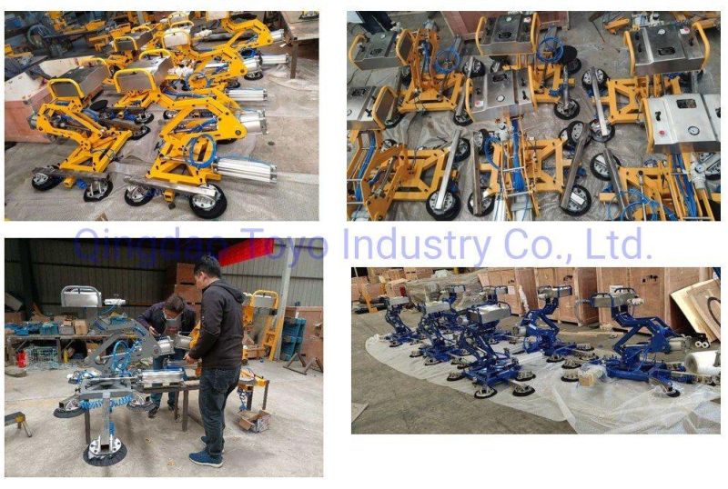 Straight Edge Glass Processing Line Used Pillar Type Jib Crane Vacuum Lifter Glass Lifting Equipment Crane Railling