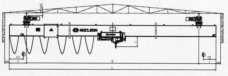 Suspension Type, Hanging Type Electric Single Girder Overhead Crane