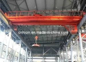 Double Girder Overhead Bridge Crane with Electromagnet