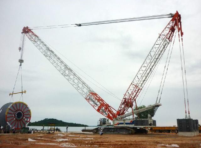 Cheap Price Zoomlion Zcc550h 55ton Crawler Crane in Stock