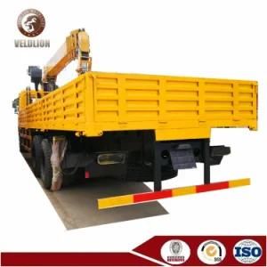 Low Price Dongfeng Tianlong Cargo Truck Mounted Crane 12 Ton Truck Crane for Sale