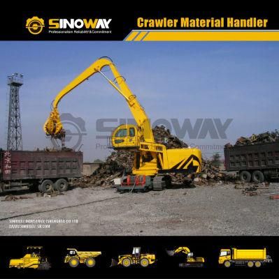 50ton Harbor Material Handling Machine Sinoway Scrap Material Handler Price