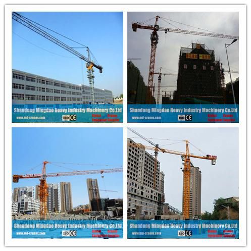 Construction Site Used Qtz400 Self Climbing Tower Crane