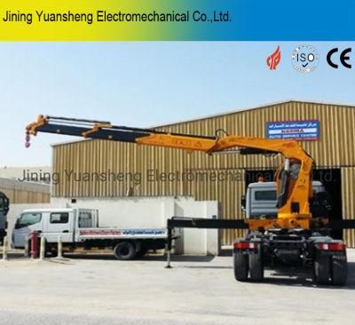 China Supplier 5 Ton Hydraulic Truck Mounted Crane for Sale