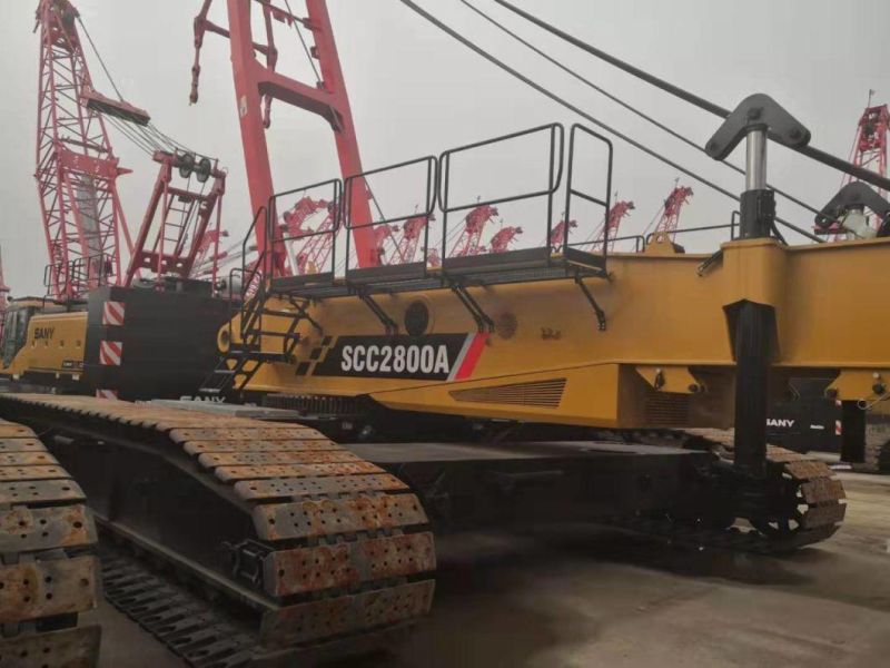 San/Y Scc2800A 280 Tons Hydraulic Crawler Crane with Max. 86m Boom Length