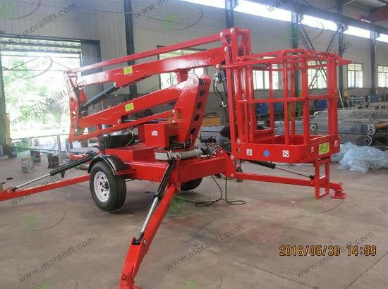 Battery Powered Trailer Mount Articulating Boom Lift (TBL-12)