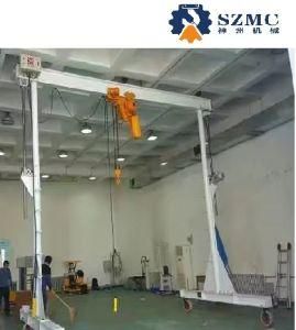 4t Indoors Outdoors Wire Rope Chain Hoist Gantry Crane