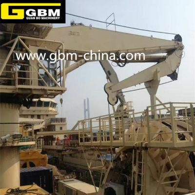 Small Telescope Boom Marine Crane, Deck Crane, Vessel Crane, Boat Crane