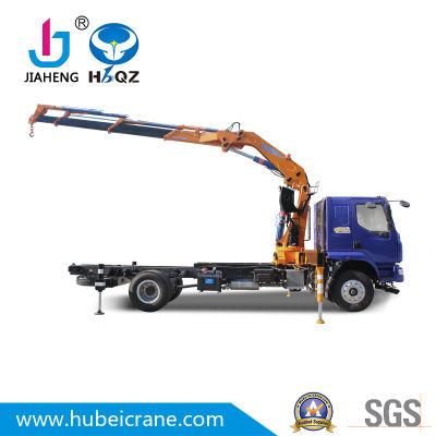HBQZ Mini Hydraulic Pickup Truck Lift Crane With 4 Arms Knuckle truck mounted crane for sales