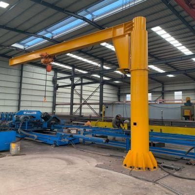 Dy High Quality 1ton 2ton 3ton 5ton Electric Wire Rope Hoiust Jib Crane