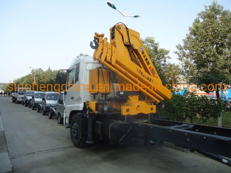 Sinotruk HOWO Straight Arm Lorry Mounted Crane 8 Ton