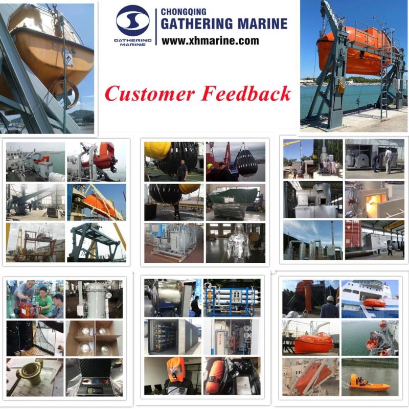 115 Kn-175 Kn Offshore Platform Type Davit for Marine Lifeboat