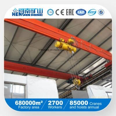 Lda Electric Hoist Light Duty Single Girder Bridge Overhead Crane