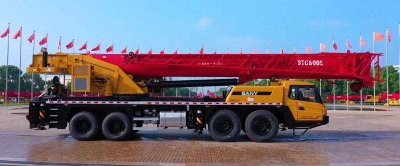 Sanyii Brand 80t Truck Crane Stc800s Stc800e Mobile Crane