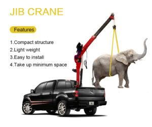 New Fixed Electric Davit Crane, Mini Truck Car Mounted Cranes