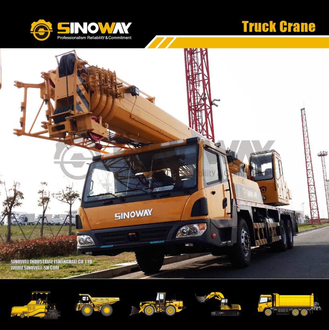 Mobile Crane with Cummins Engine 25ton Telescopic Boom Truck Crane