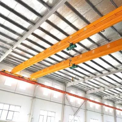 Qd 16ton High Efficient Double Girder Overhead Crane with High Speed Electric Hoist