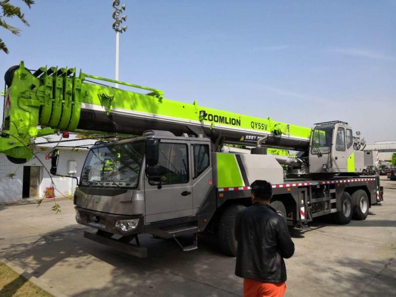 Zoomlion Right Hand Drive 55 Ton Mobile Truck Crane Qy55D531.2r