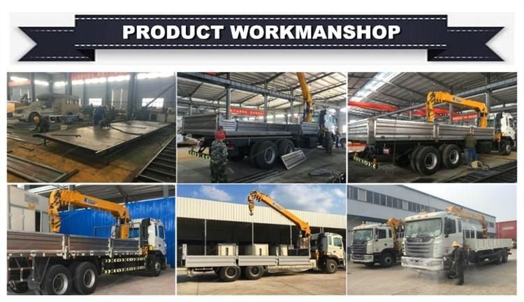 Sinotruk HOWO Weichai 290HP 10tons 12tons Knuckle Flatbed Crane Truck Price Made in China