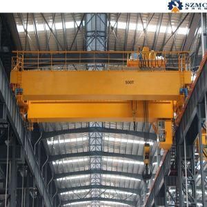 500t / 100t Double Hook Girder Beam Overhead Crane