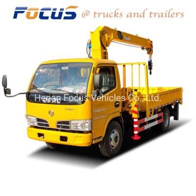 CE ISO Certificate 3t HOWO Hydraulic Telescopic Boom Crane Truck/ Truck Mounted Crane