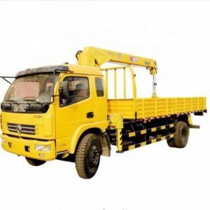 Dongfeng Brand 8t Lorry Truck with 3.2 Tons Small Crane