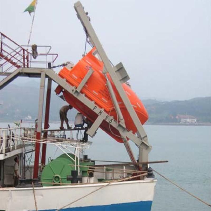 55 Kn-145 Kn Free Fall Type Davit for Free Fall Life Boat