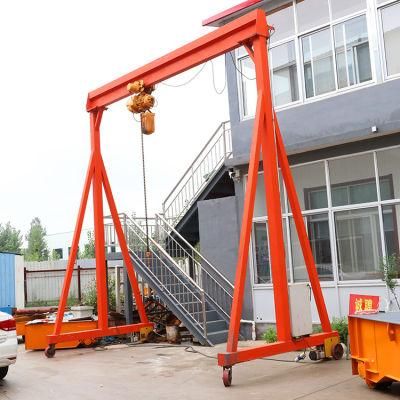 Light Duty Customized Push Gantry Crane 2 Ton in Stock