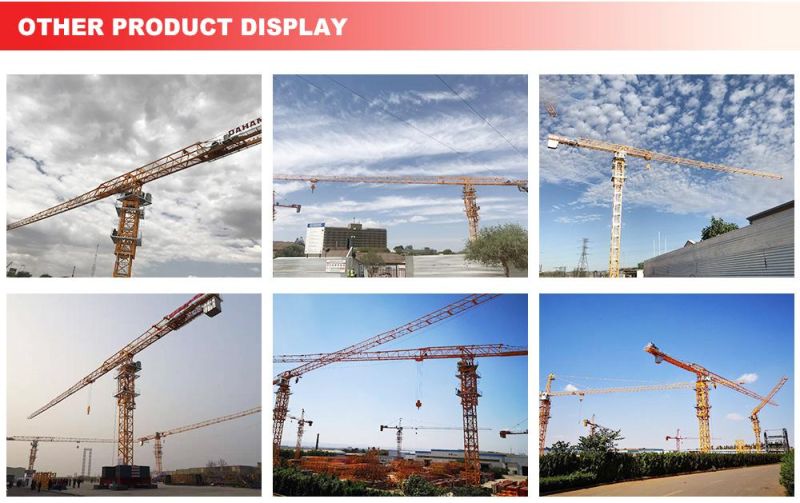 Dahan Construction Machinery Tower Crane Price Discount 10 Ton Tower Crane 7015