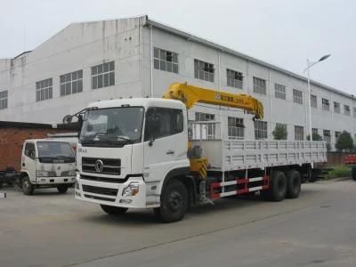 China Truck Dongfeng 6*4 Heavy Duty 10 Wheels Hydraulic Crane Lifting Crane Machine Mounted Truck