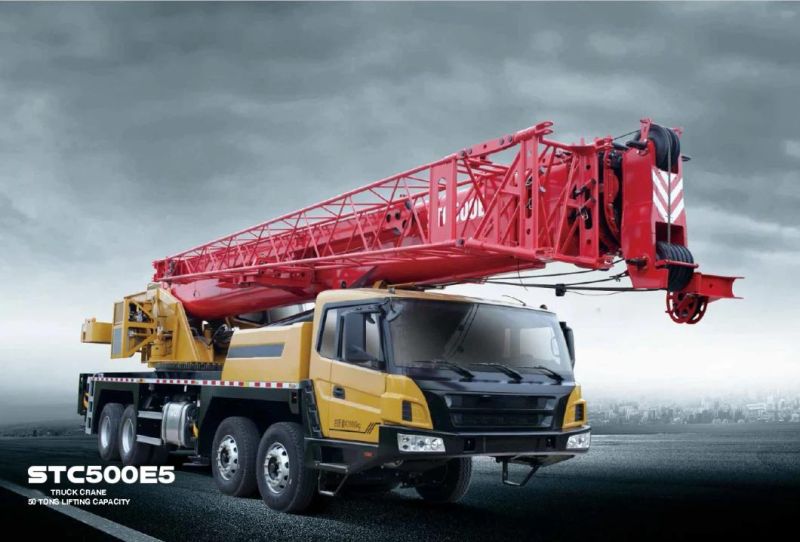 Famous Brand 50ton Truck Crane Stc500e5 Mobile Pickup Crane in Uzbekistan