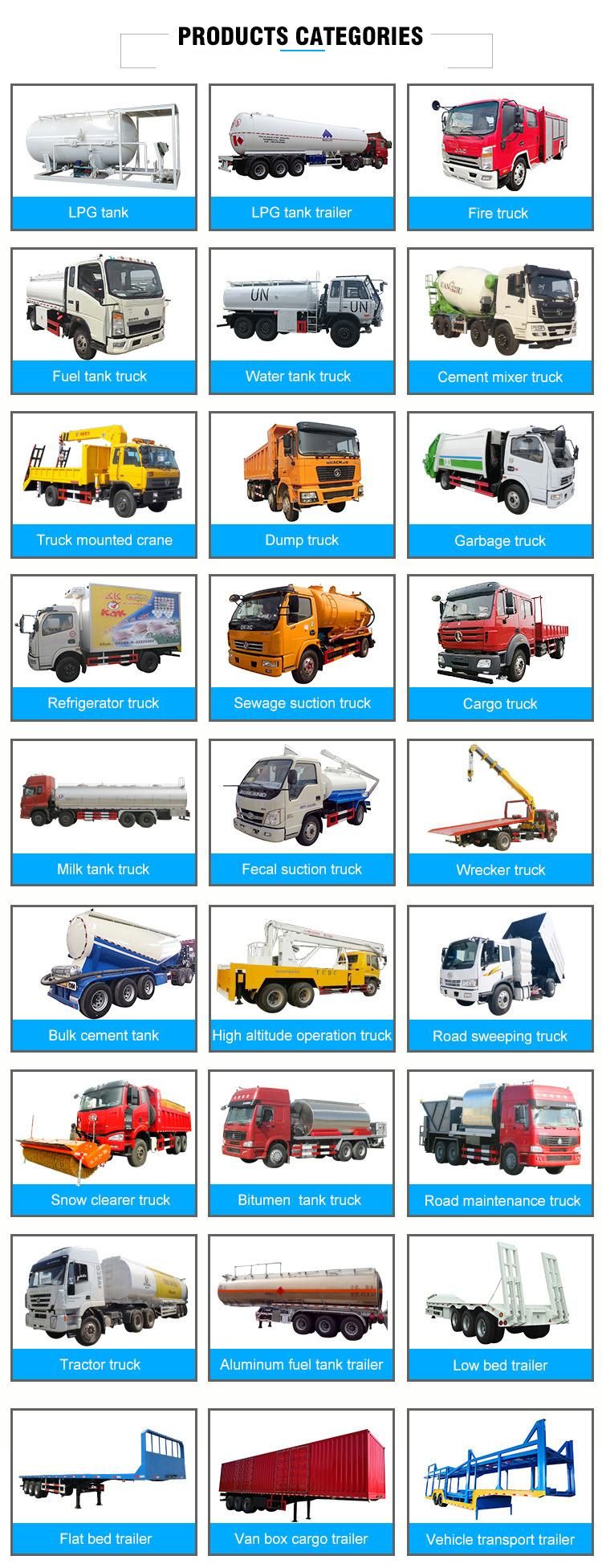 3tons Mobile Crane Truck Mounted Straight Telescopic Boom with Cargo Box