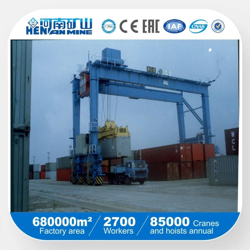 Cabin Control Double Girders Rail Traveling Gantry Crane