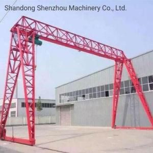 Mobile Outdoor Single Girder Mhh Type Electric Hoist Gantry Crane