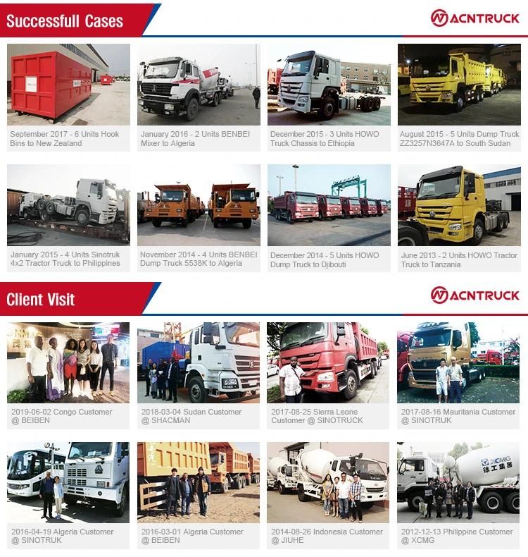 Loading Capacity 12ton Mobile Mounted Truck Crane Sq12sk3q for Dubai