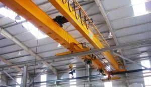 Double Girder 16 Ton Electric Overhead Travelling Bridge Crane Used Grab Bucket for Metal Lifting