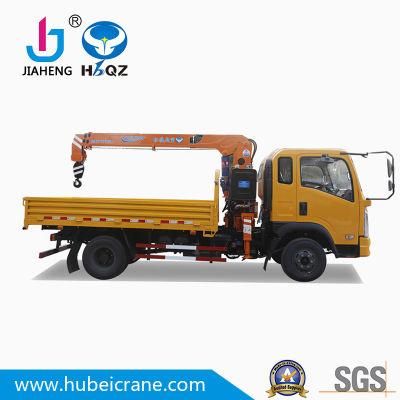 Factory Price 3.2 Ton Telescopic Boom Truck Mounted Crane SQ3.2S3