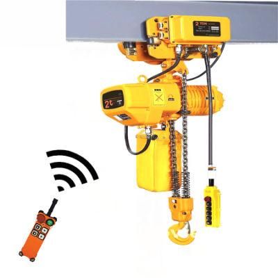 Chinese Quality 2t Remote Control Low Headroom Chain Hoist for Sale